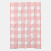 Roze Gingham Keukenhanddoek (Verticaal)