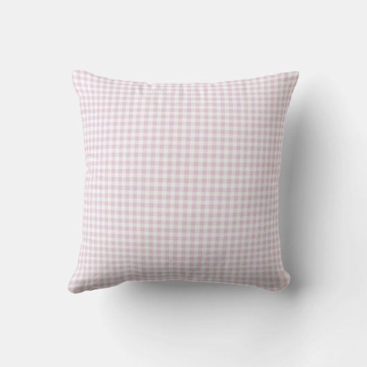Roze Gingham kinderkamer & kinder Kussen (Achterkant)