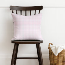 Roze Gingham kinderkamer & kinder