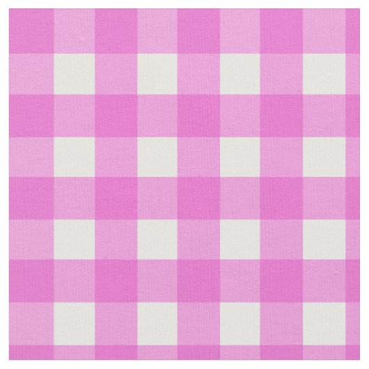 Roze gingham patroon stof (Close Up)