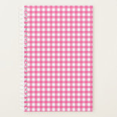 Roze Gingham Planner (Voorkant)