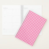 Roze Gingham Planner (Display)