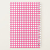 Roze Gingham Planner (Achterkant)