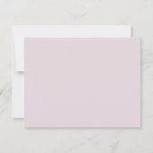Roze Gingham Preppy Golvende Frame Kraam Kaart (Achterkant)