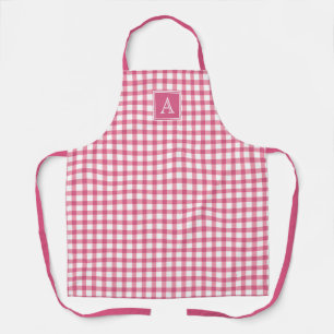 Roze Gingham Pset Checker Minimal Modern Monogram Schort