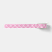 Roze Gingham satijn lint – Baby Meisje Douche Gift (Voorkant)