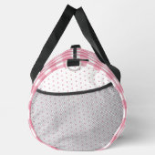 Roze Gingham Stippen Vintage Persoonlijk Plunjezak (Rechts)