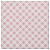 Roze Gingham Stof (Swatch)