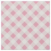 Roze Gingham Stof (Close Up)