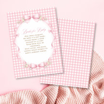 Roze Gingham Strik Bloem Boeken Voor Baby