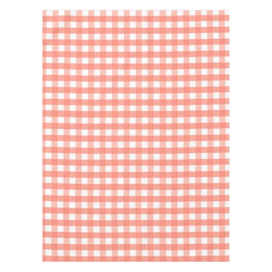 Roze Gingham Tafelkleed (Voorkant)