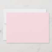 Roze Gingham Trouw Uitnodiging (Achterkant)