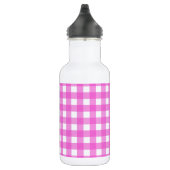 Roze gingham waterfles (Rechts)