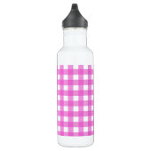 Roze gingham waterfles  (Rechts)