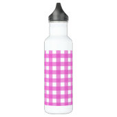 Roze gingham waterfles  (Links)