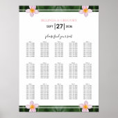 Roze gipsplaat voor peterijen poster (Voorkant)