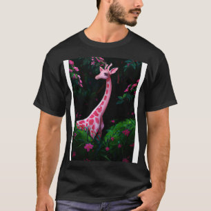 Roze Giraffe 1 T-shirt