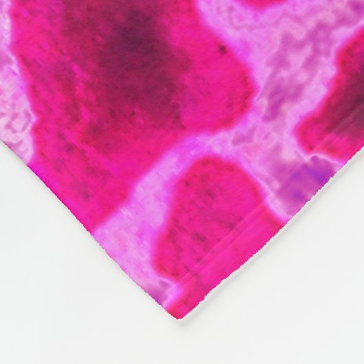 Roze Giraffe afdrukken Fleece Deken (Hoek)