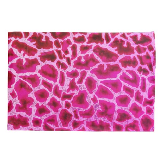 Roze Giraffe afdrukken Kussensloop (Achterkant)