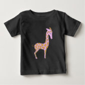 Roze Giraffe Baby Onsie Creeper (Voorkant)