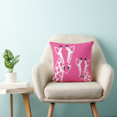 Roze Giraffe Kussen (Stoel)