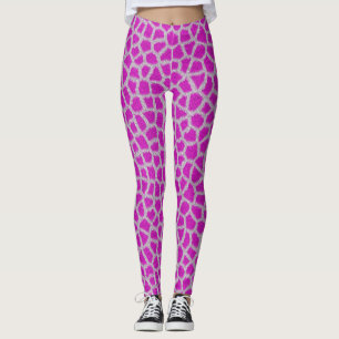 Roze Giraffe Leggings