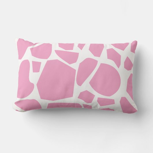 Roze Giraffe lumbaal kussen (Voorkant)