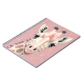Roze Giraffe Notitieboek (Linkerzijde)