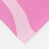 Roze Giraffe Patroon Fleece Deken (Hoek)