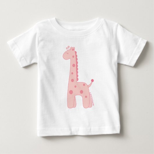 Roze Giraffe Shirt (Voorkant)