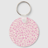 Roze Giraffe Sleutelhanger (Voorkant)