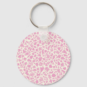 Roze Giraffe Sleutelhanger