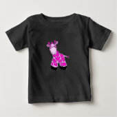 Roze Giraffe T-Shirt (Voorkant)