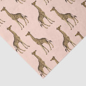 Roze Giraffe Tissuepapier (Detail)