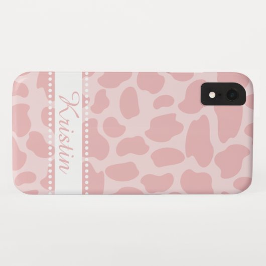 Roze Giraffe vlekken Case-Mate iPhone Case (Achterkant (horizontaal))
