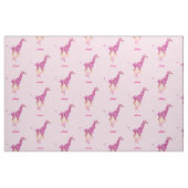 roze giraffen, aanpasbare stof (Fat Quarter)