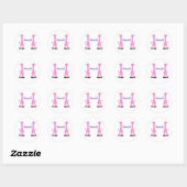 Roze Giraffes Binnenkort verkrijgbaar Ronde Sticker (Vel)