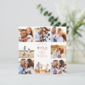 Roze girale waterverf 50 en geweldige verjaardag kaart (Staand voorkant)