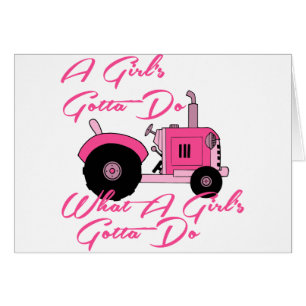 Roze Girls Tractor