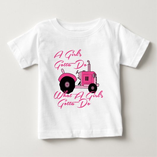 Roze Girls Tractor (Voorkant)