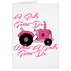 Roze Girls Tractor