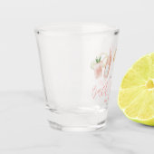 roze girly bach & booze bachelorette weekend chic  shot glas (Links)
