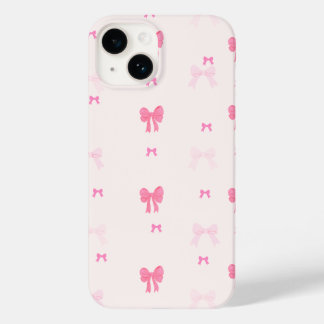 Roze Girly Bow Esthetische Telefoonhoes Case-Mate iPhone 14 Hoesje
