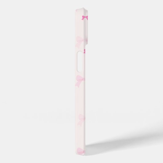 Roze Girly Bow Esthetische Telefoonhoes Case-Mate iPhone Case (Achterkant / Rechts)