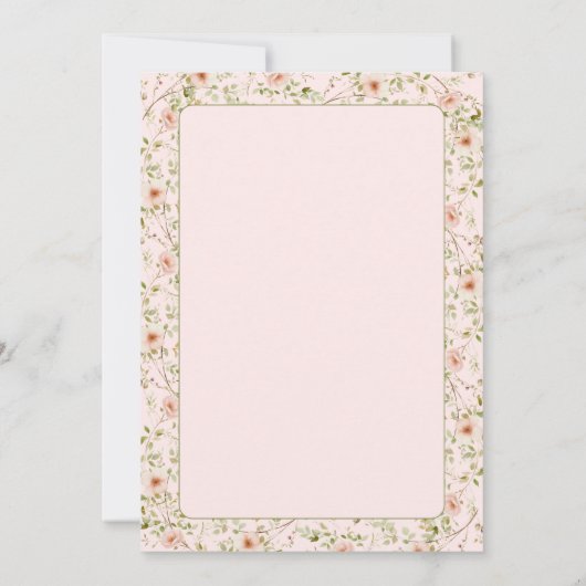 Roze Girly Coquette Meisjes Night Holiday Party Kaart (Achterkant)