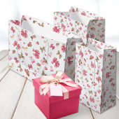 Roze Girly Cowgirl Laarzen Bogen Coquette Patroon Groot Cadeauzakje