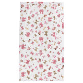 Roze Girly Cowgirl Laarzen Bogen Coquette Patroon Klein Cadeauzakje (Voorkant)