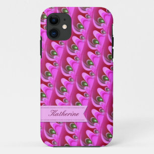 Roze Girly Dreams Pattern iPhone 5 Hoesje