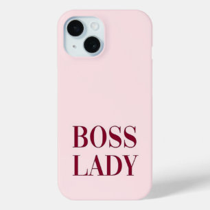 Roze Girly Eenvoudig Modern iPhone 15 Case