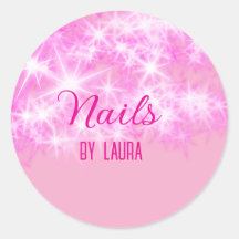 Roze girly pastel glitter nagels voeg naam website